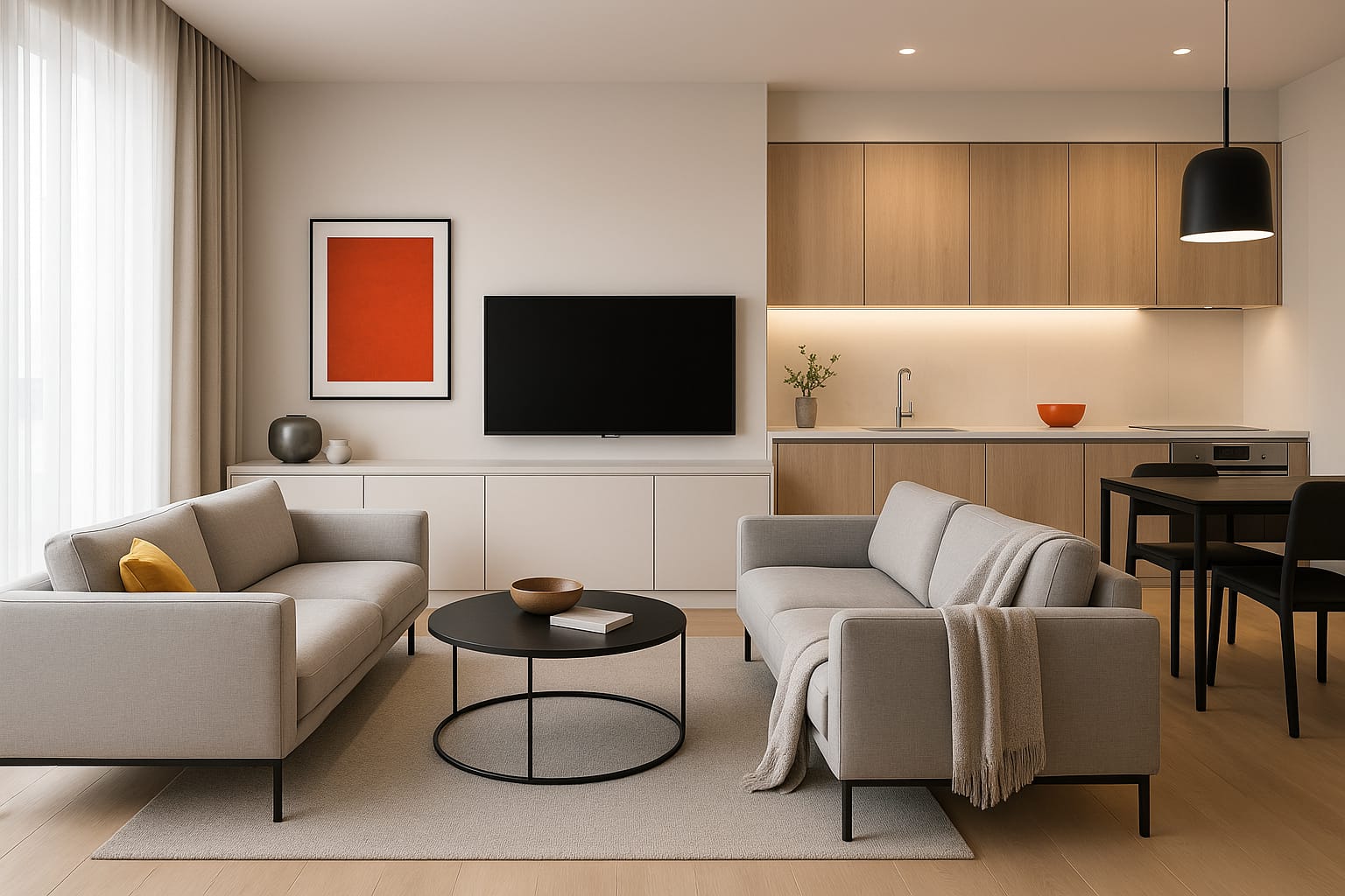 Estilo Contemporâneo de Decoração para Móveis Planejados