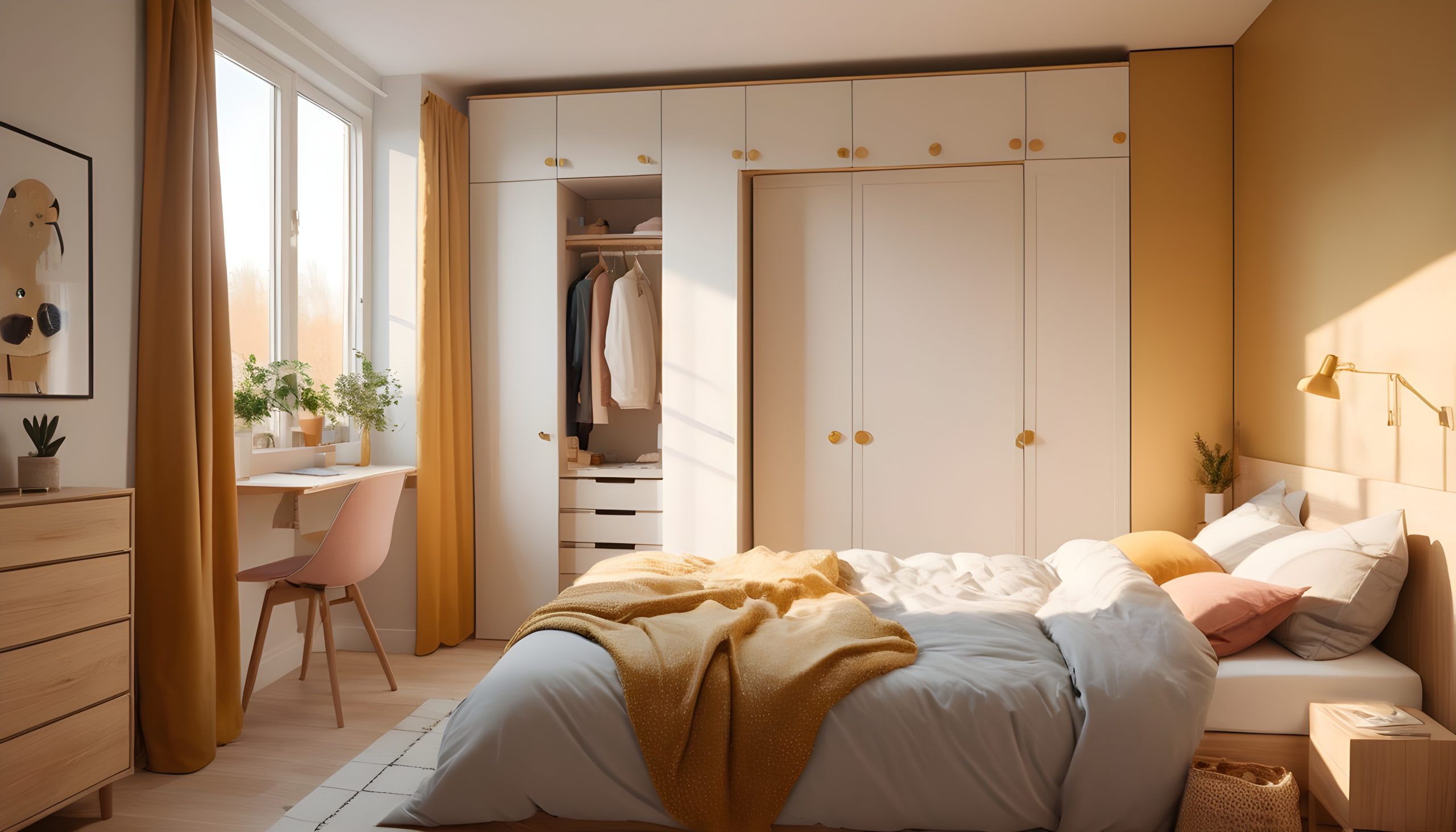 Closet planejado: como aproveitar o espaço do quarto sem perder circulação